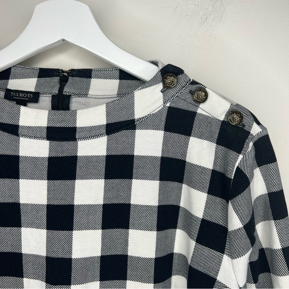 Talbots Gingham Petite Shift Dress Size 2X - Picture 4 of 7